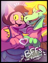 2022 Bratty_(Undertale) Catty_(Undertale) fanart gabbah Undertale // 2550x3300 // 15MB